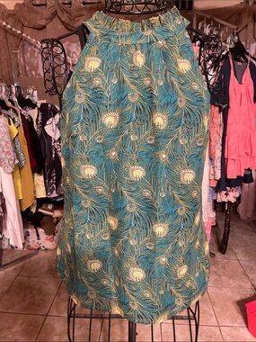 Teal Floral  Women's shirt